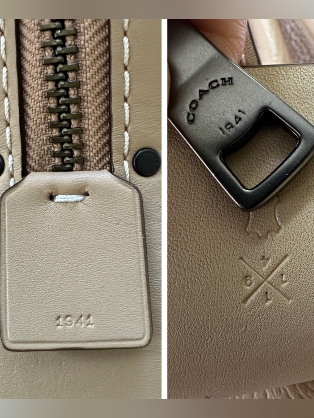 Coach 1941 Rogue 31 Bag with Tea Rose Appliqué | Beechwood - Picture 12 of 17